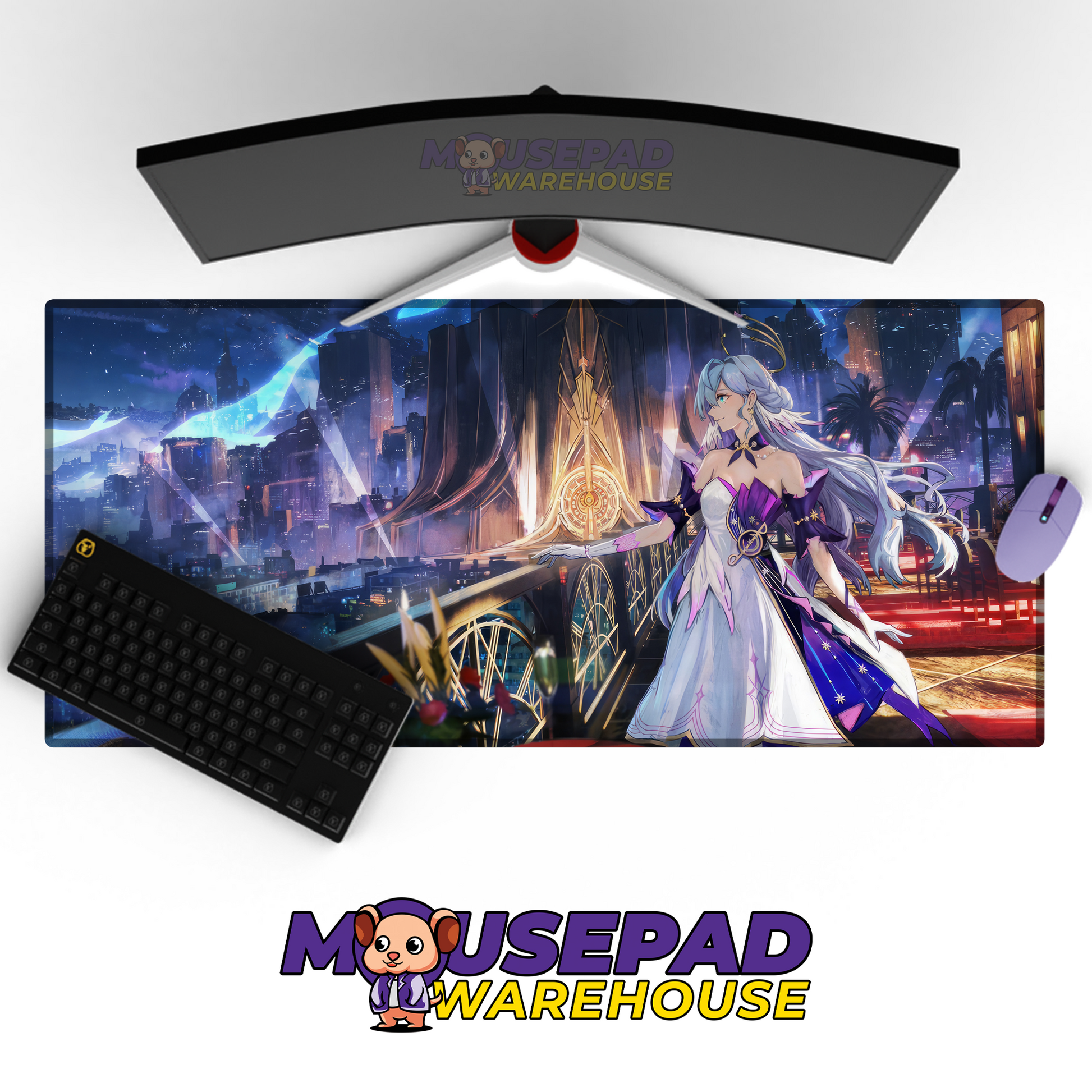 Robin Honkai Star Rail V33 Mousepad Mockup