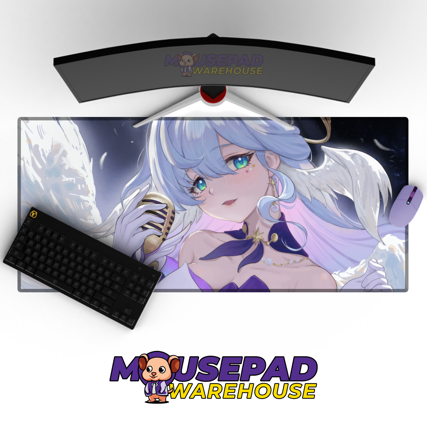Robin Honkai Star Rail V35 Mousepad Mockup