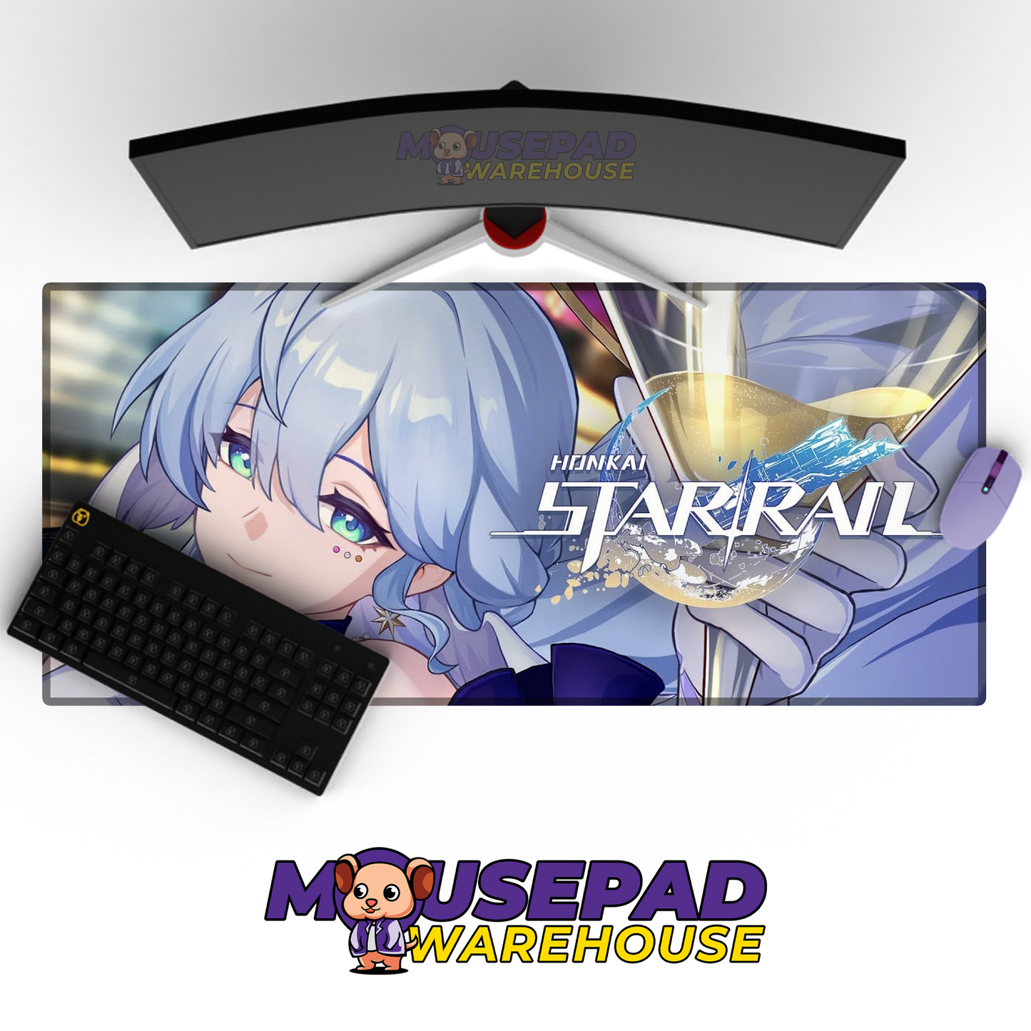 Robin Honkai Star Rail V38 Mousepad Mockup