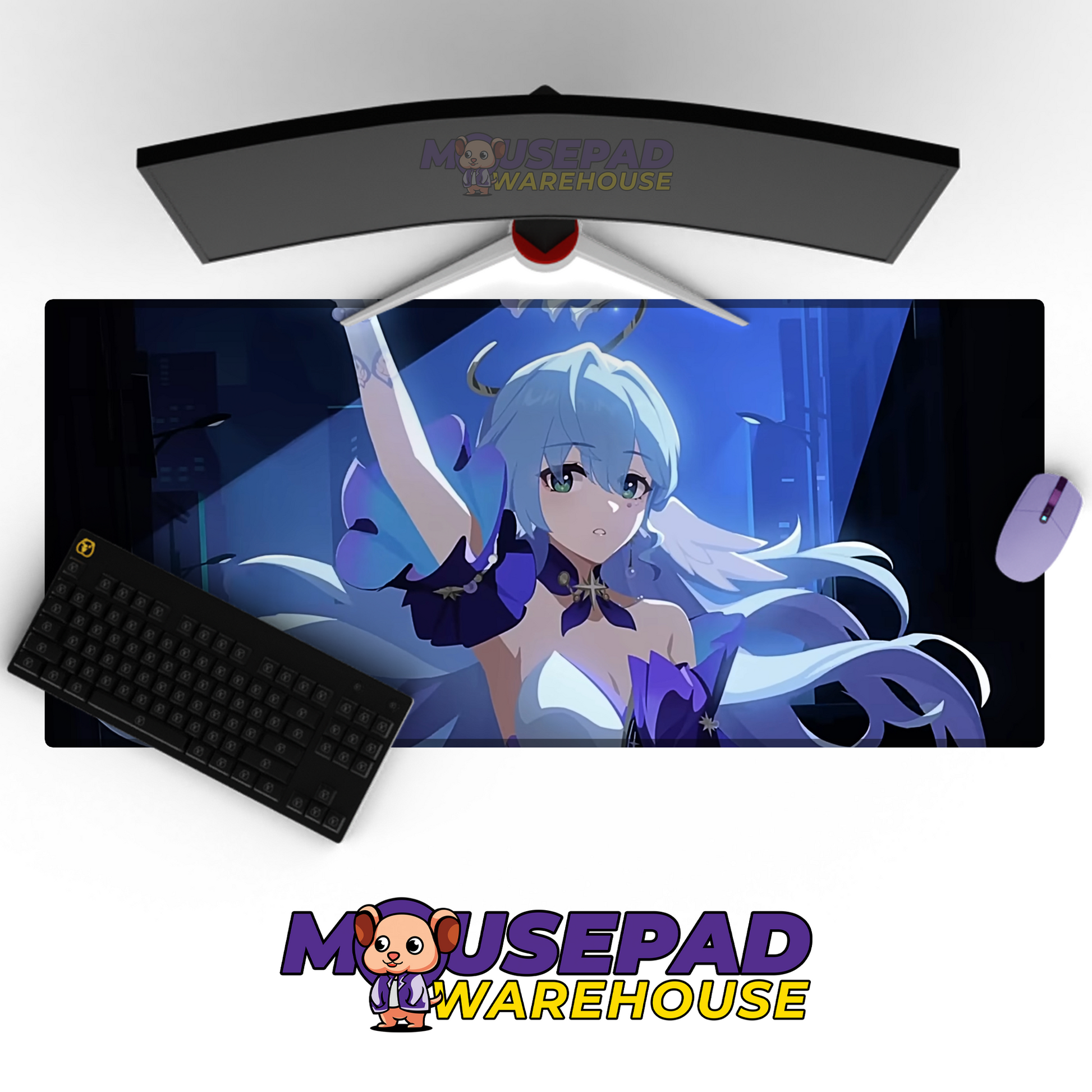 Robin Honkai Star Rail V5 Mousepad Mockup