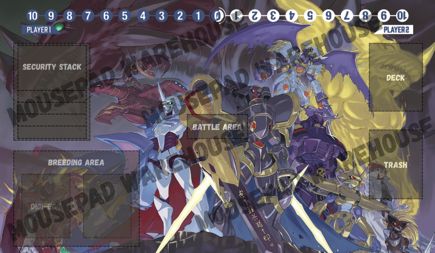 Royal Knights V1 Digimon Card Game Playmat