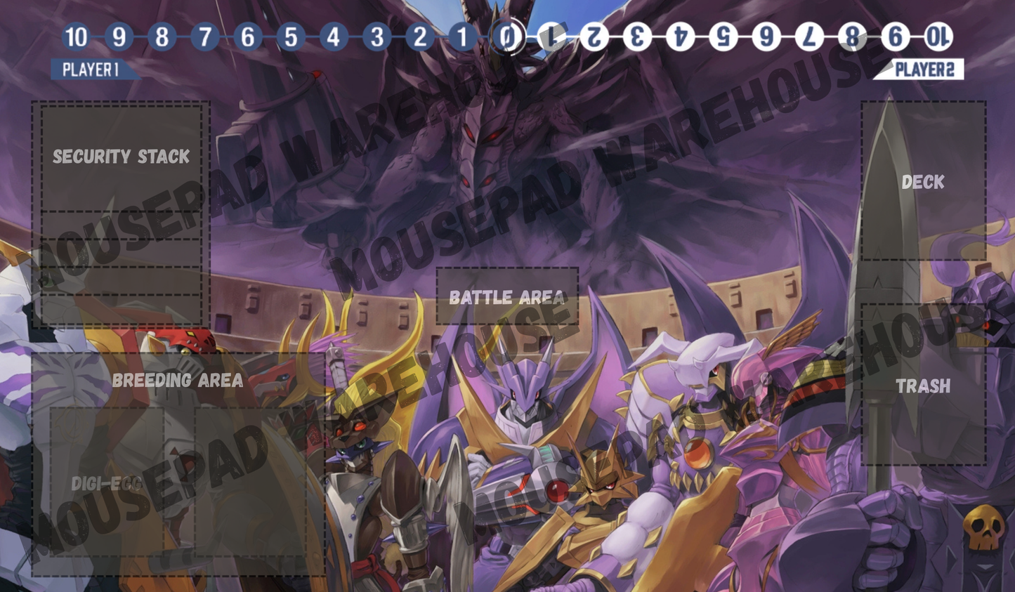 Royal Knights V2 Digimon Card Game Playmat
