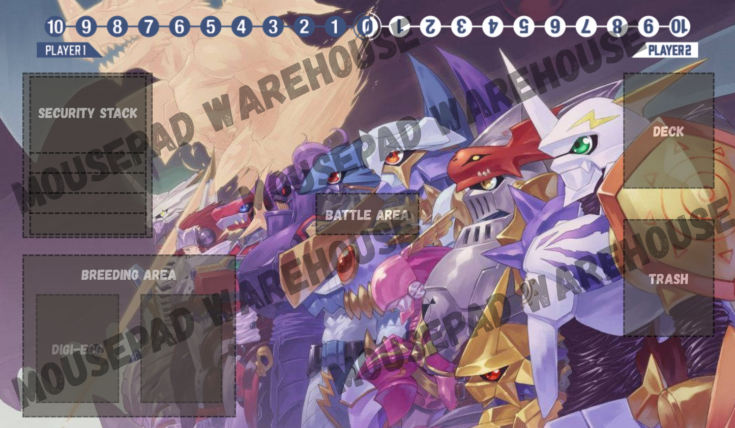 Royal Knights V3 Digimon Card Game Playmat