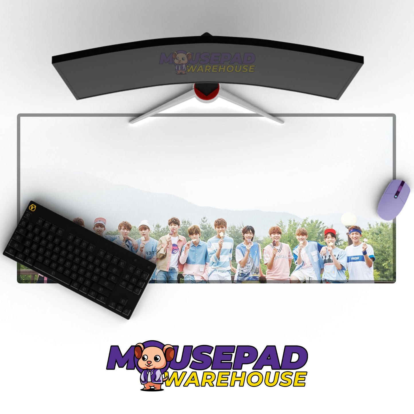 SEVENTEEN V15 Mousepad Mockup