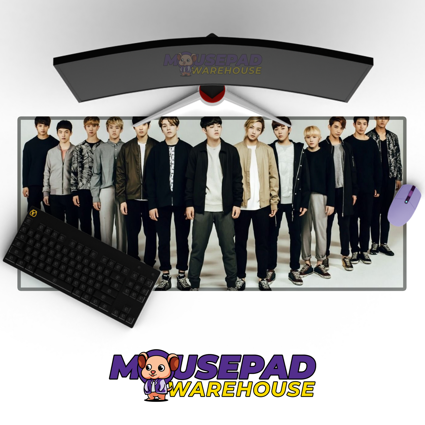 SEVENTEEN V18 Mousepad Mockup