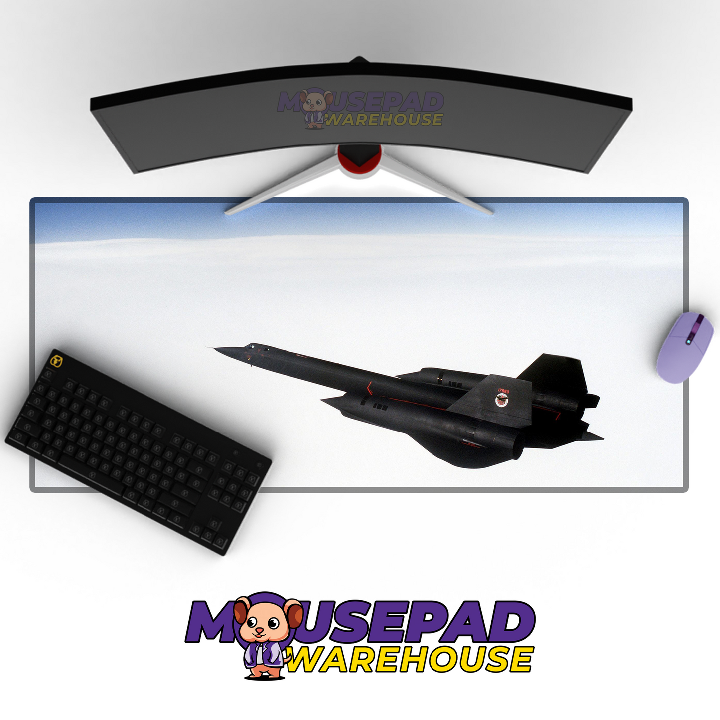 SR-71 Blackbird V11 Mousepad Deskmat Mockup