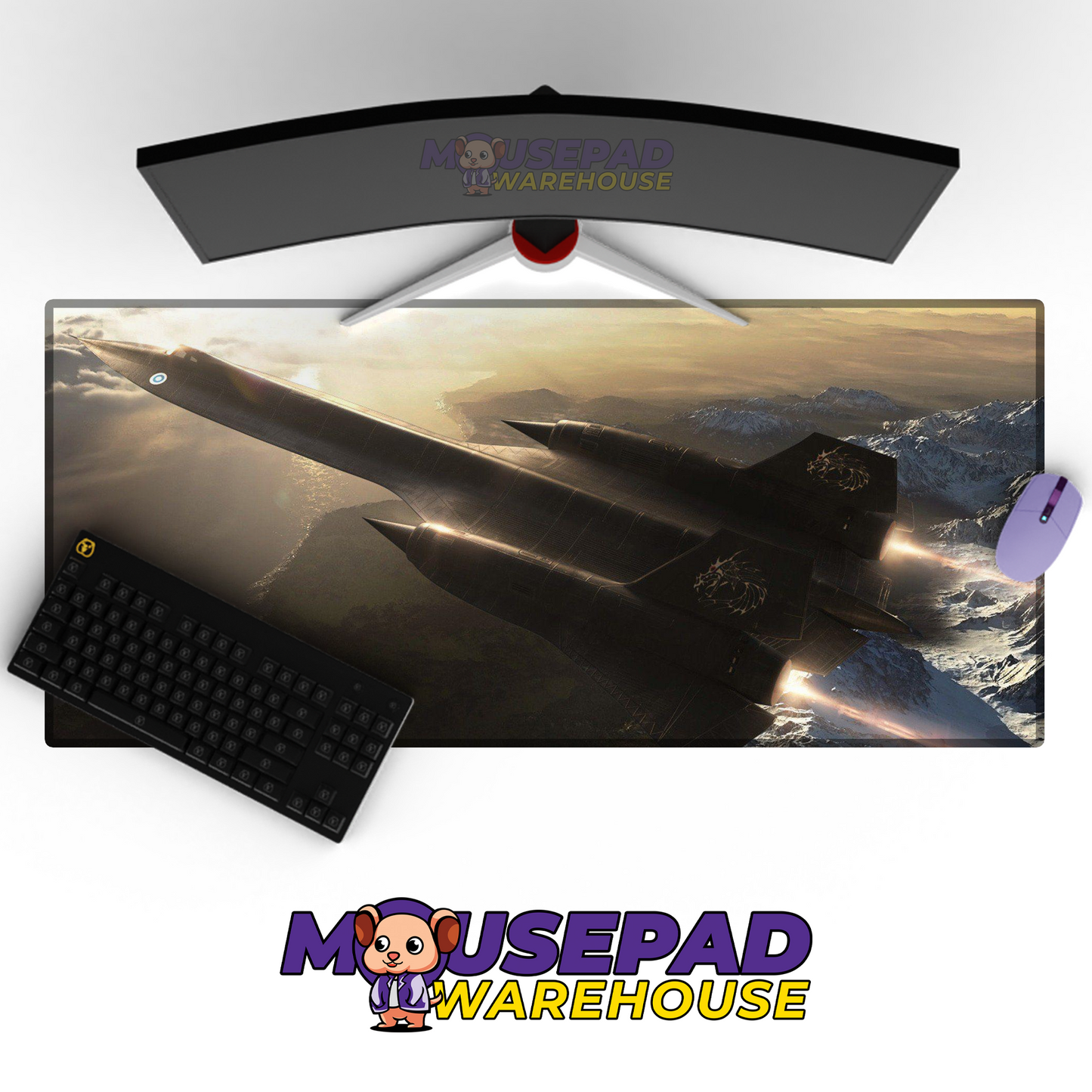 SR-71 Blackbird V13 Mousepad Deskmat Mockup