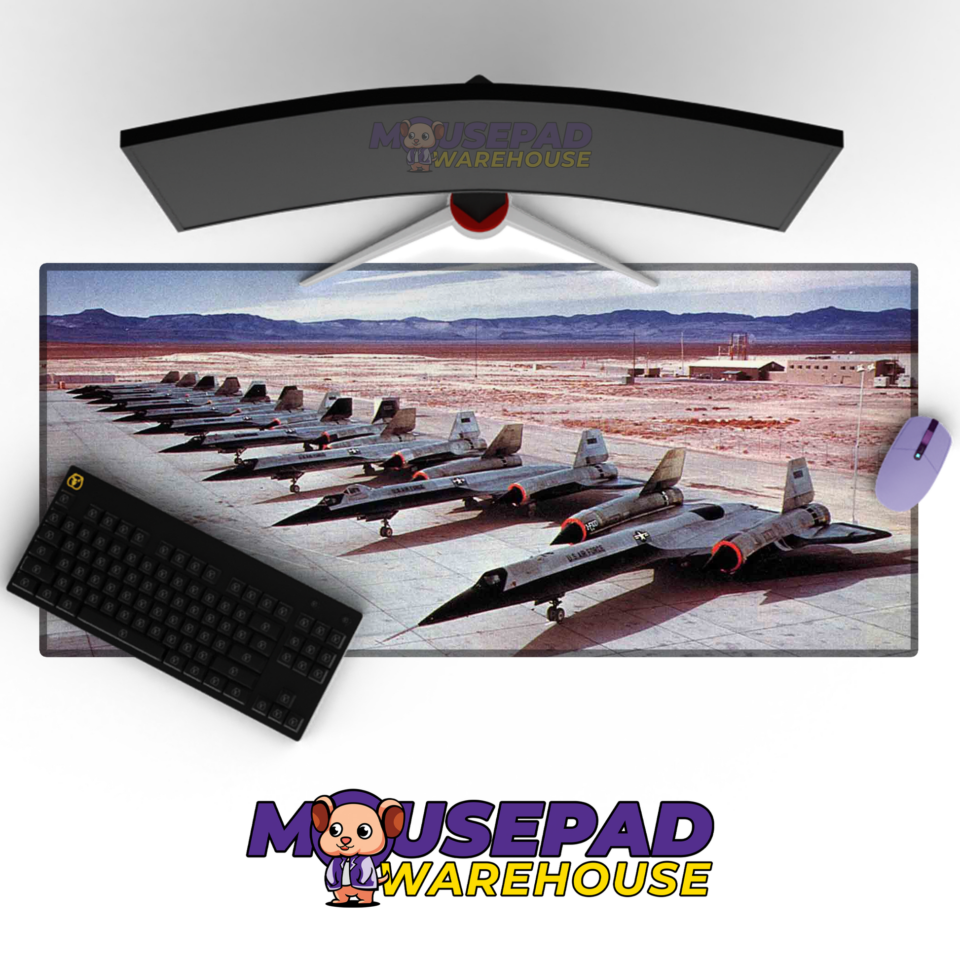 SR-71 Blackbird V19 Mousepad Deskmat Mockup