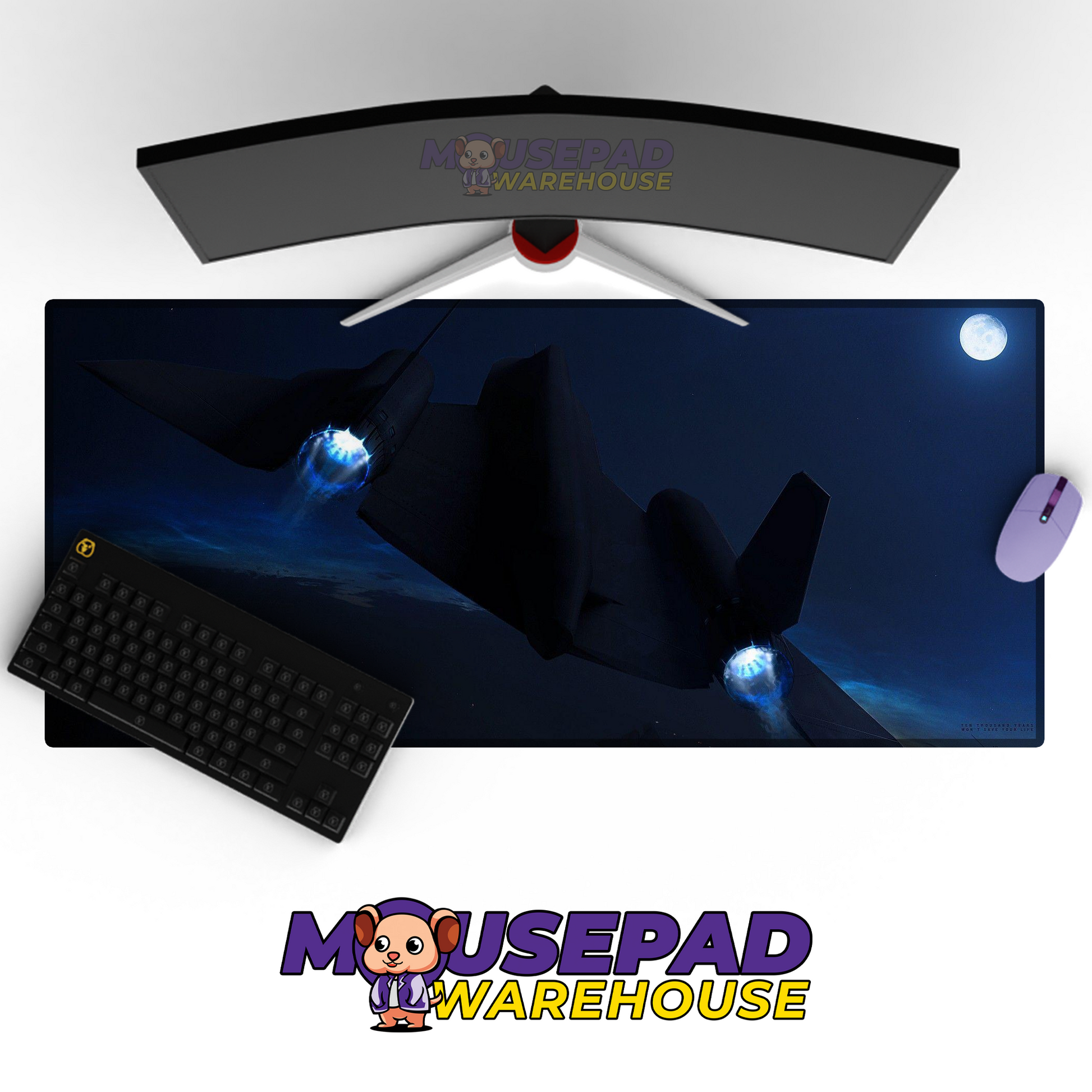 SR-71 Blackbird V21 Mousepad Deskmat Mockup