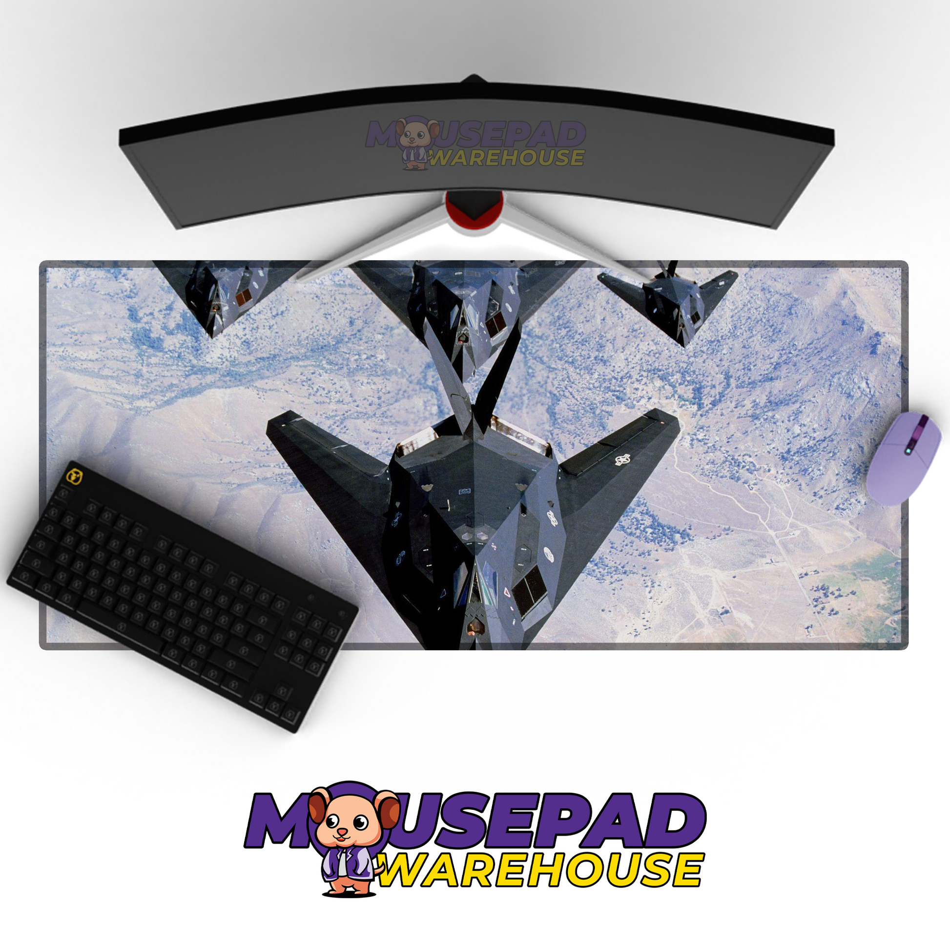 SR-71 Blackbird V22 Mousepad Deskmat Mockup