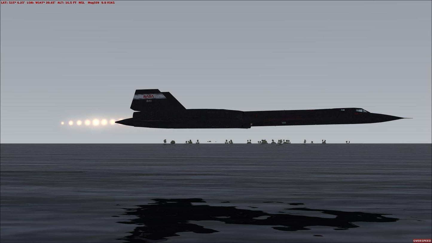 SR-71 Blackbird V23 Mousepad Deskmat