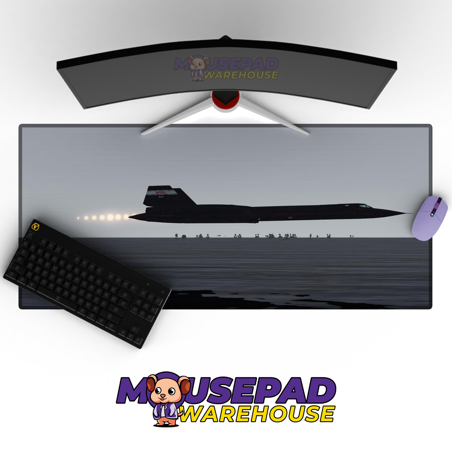 SR-71 Blackbird V23 Mousepad Deskmat Mockup