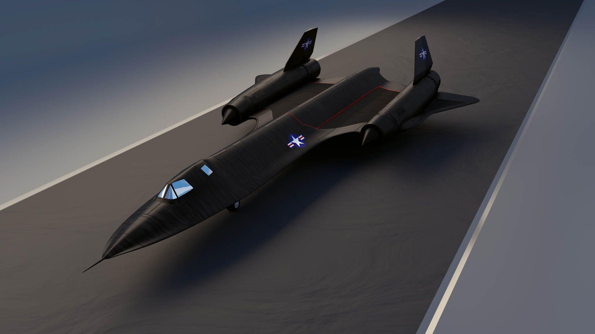 SR-71 Blackbird V24 Mousepad Deskmat