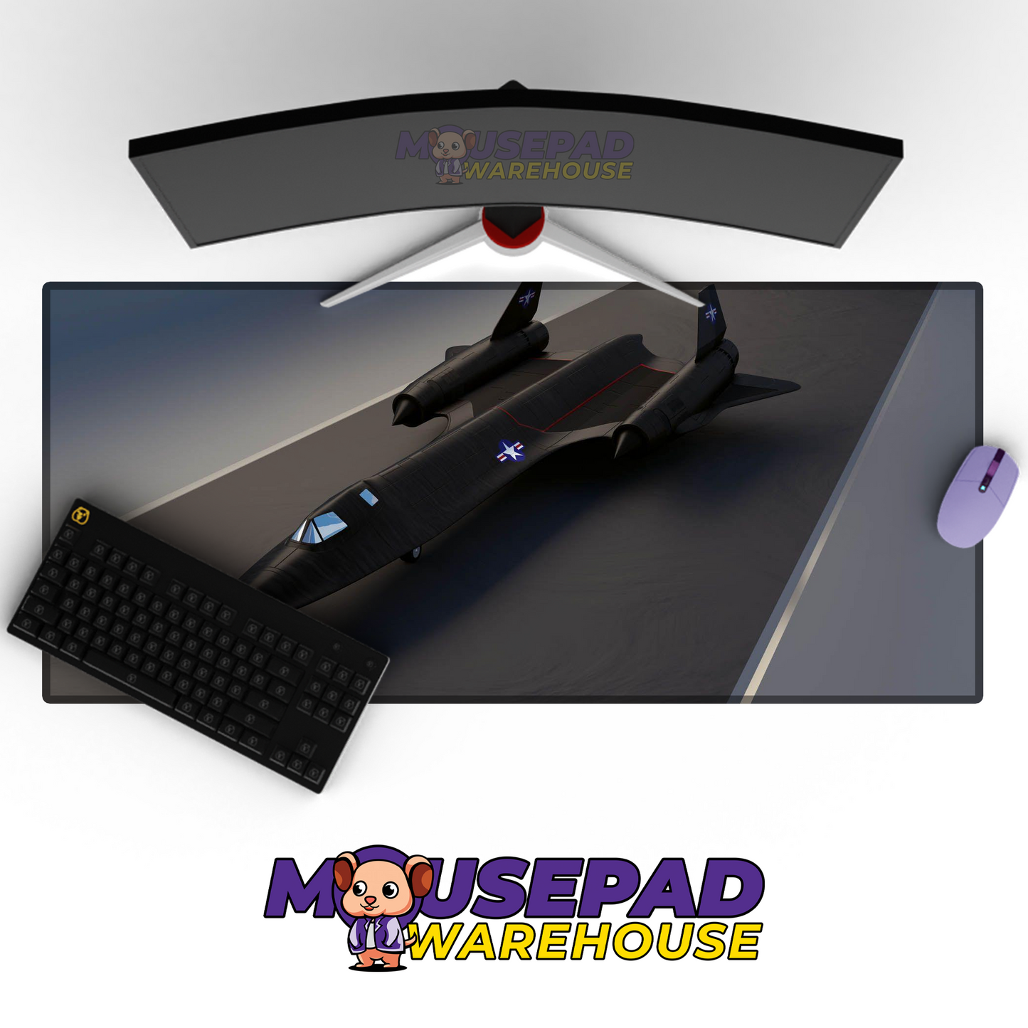 SR-71 Blackbird V24 Mousepad Deskmat Mockup