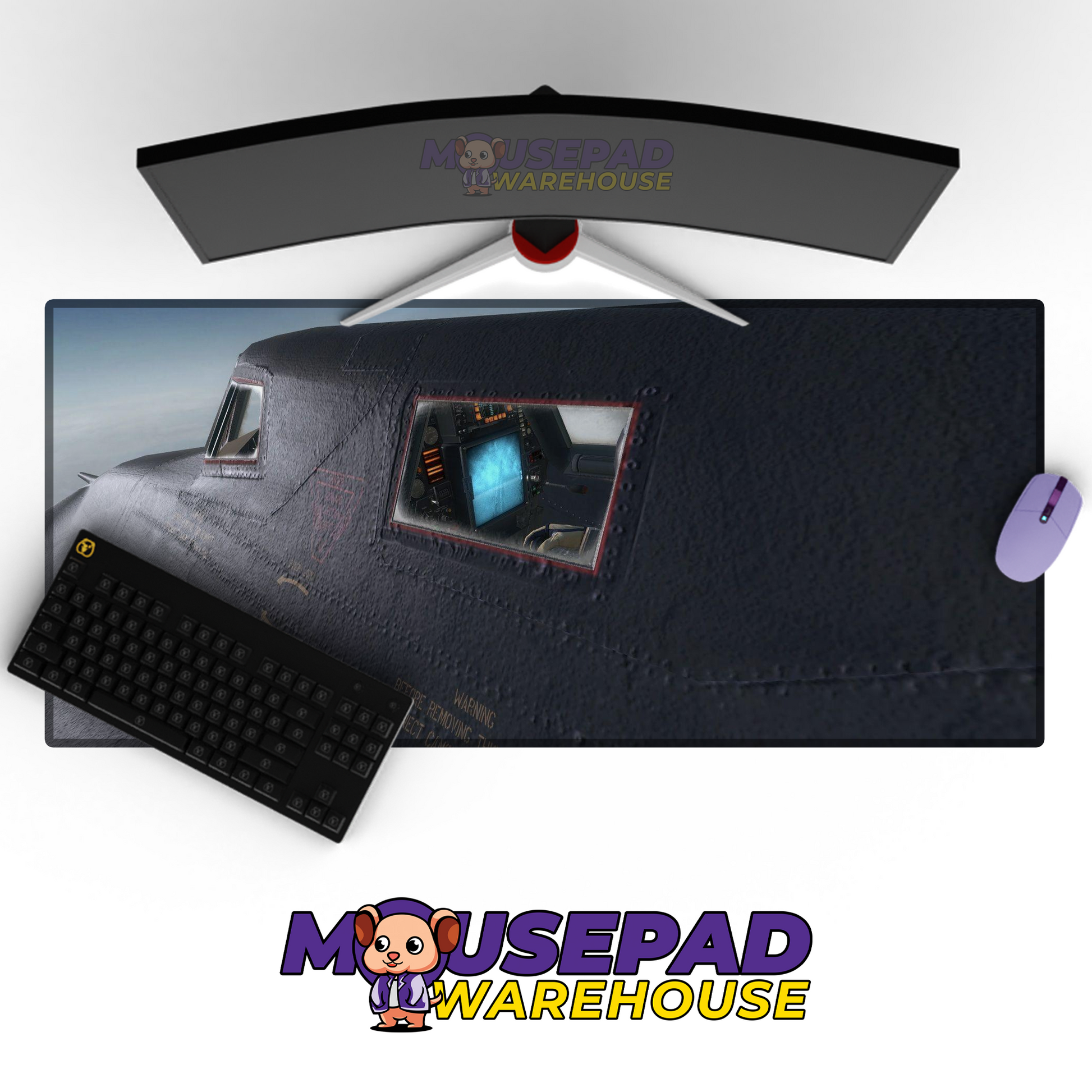 SR-71 Blackbird V30 Mousepad Deskmat Mockup