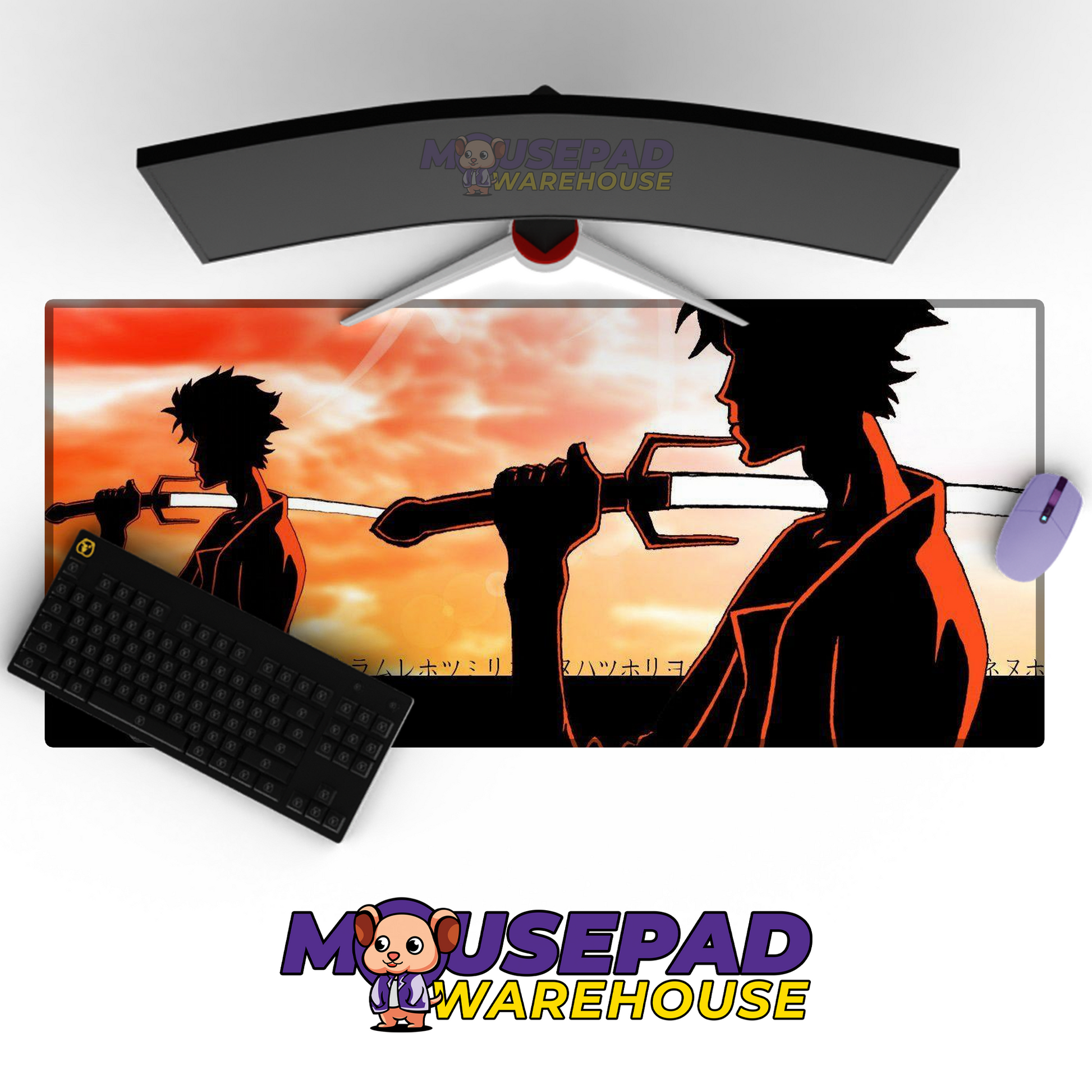 Samurai Champloo V3 Mousepad Mockup