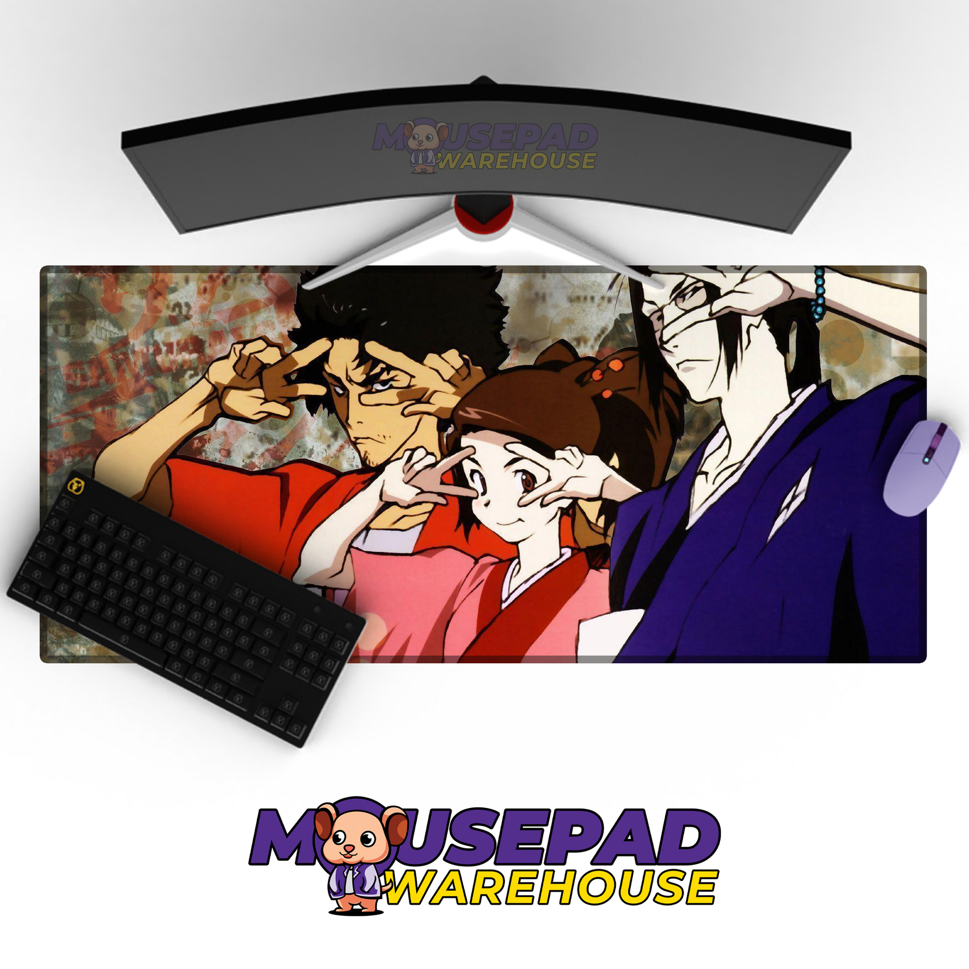 Samurai Champloo V4 Mousepad Mockup