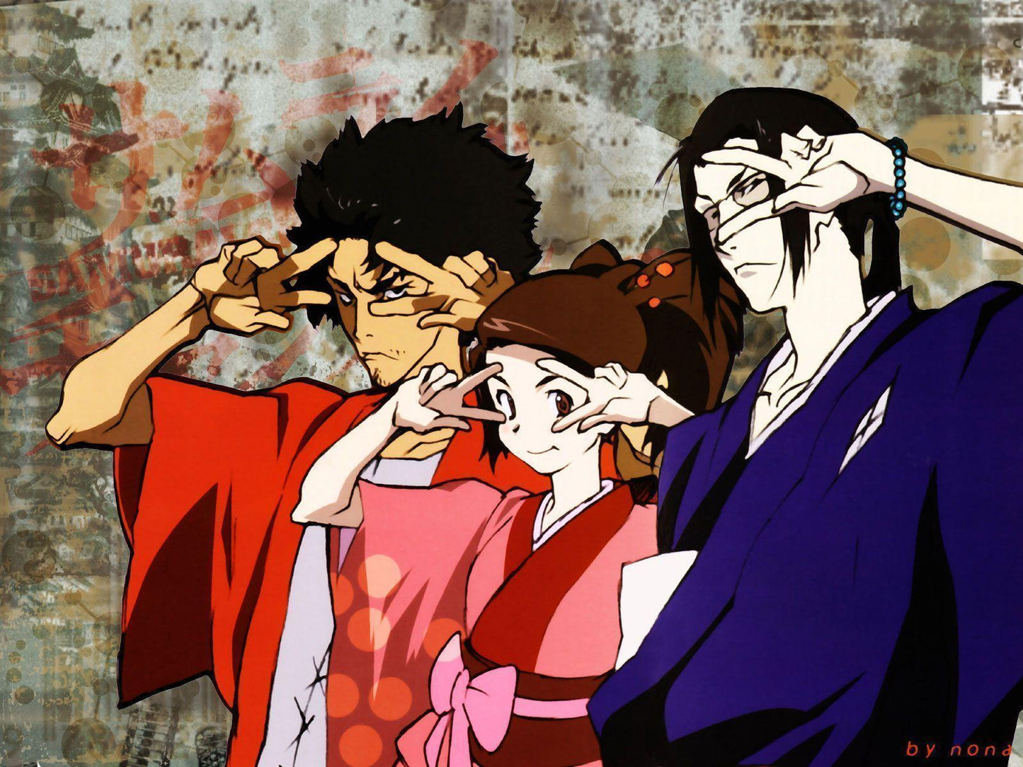 Samurai Champloo V4 Mousepad