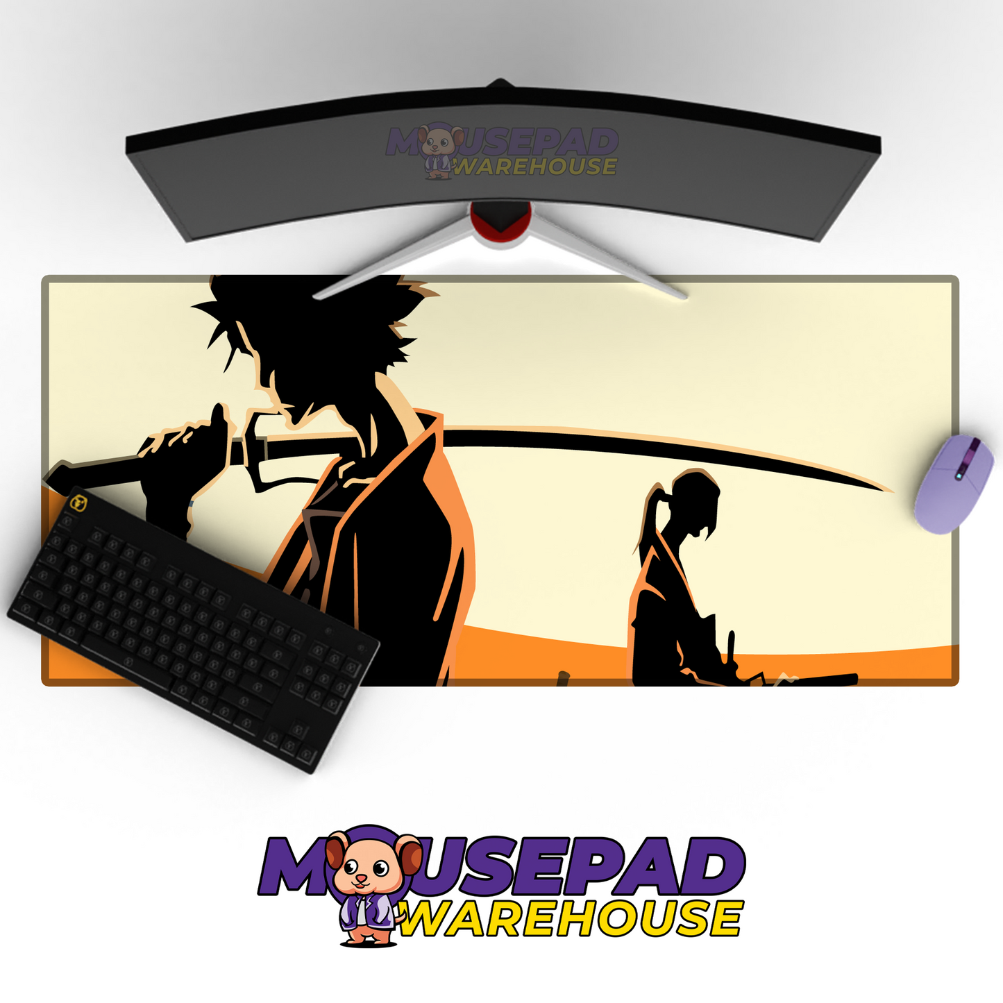 Samurai Champloo V5 Mousepad Mockup