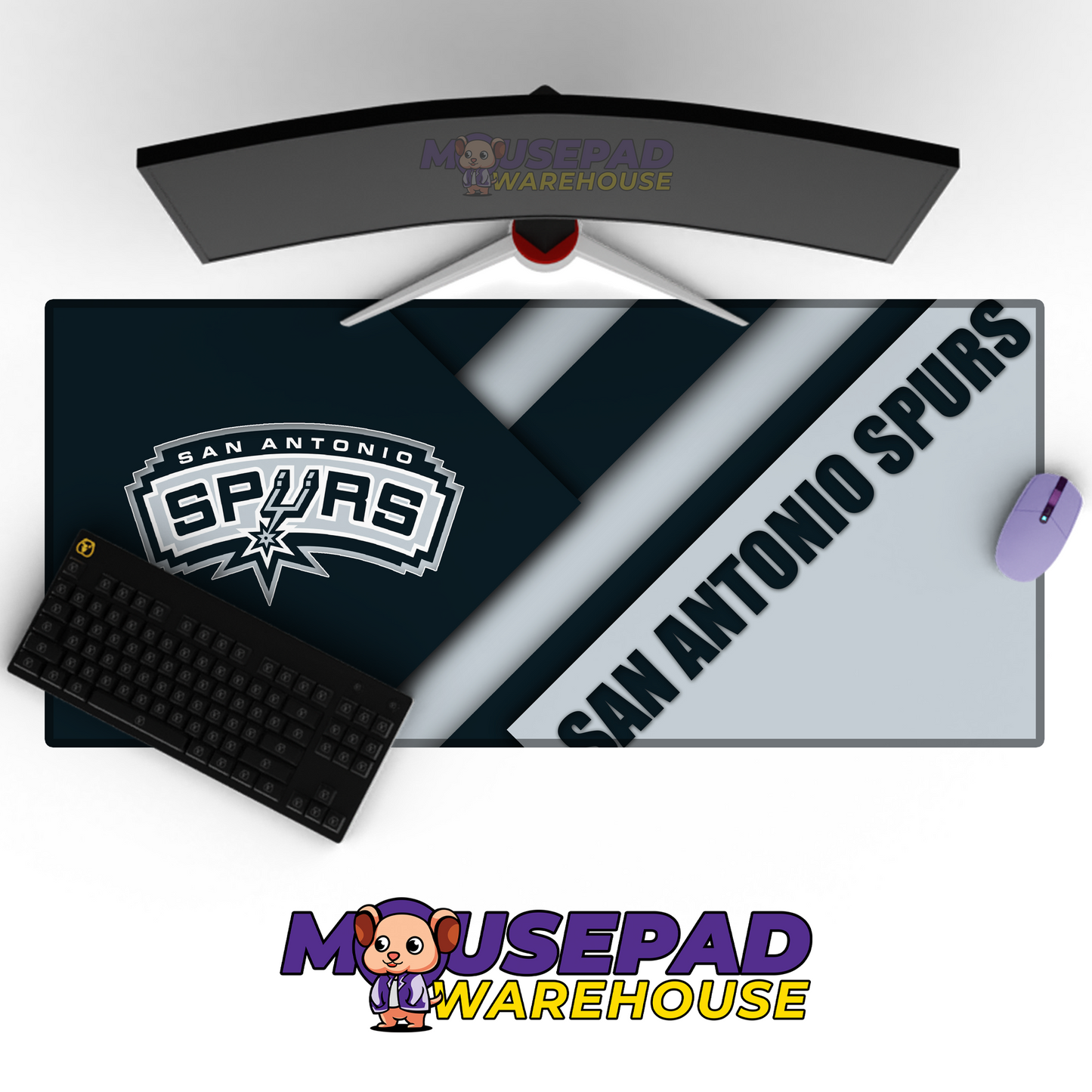 San Antonio Spurs V10 Mousepad Mockup