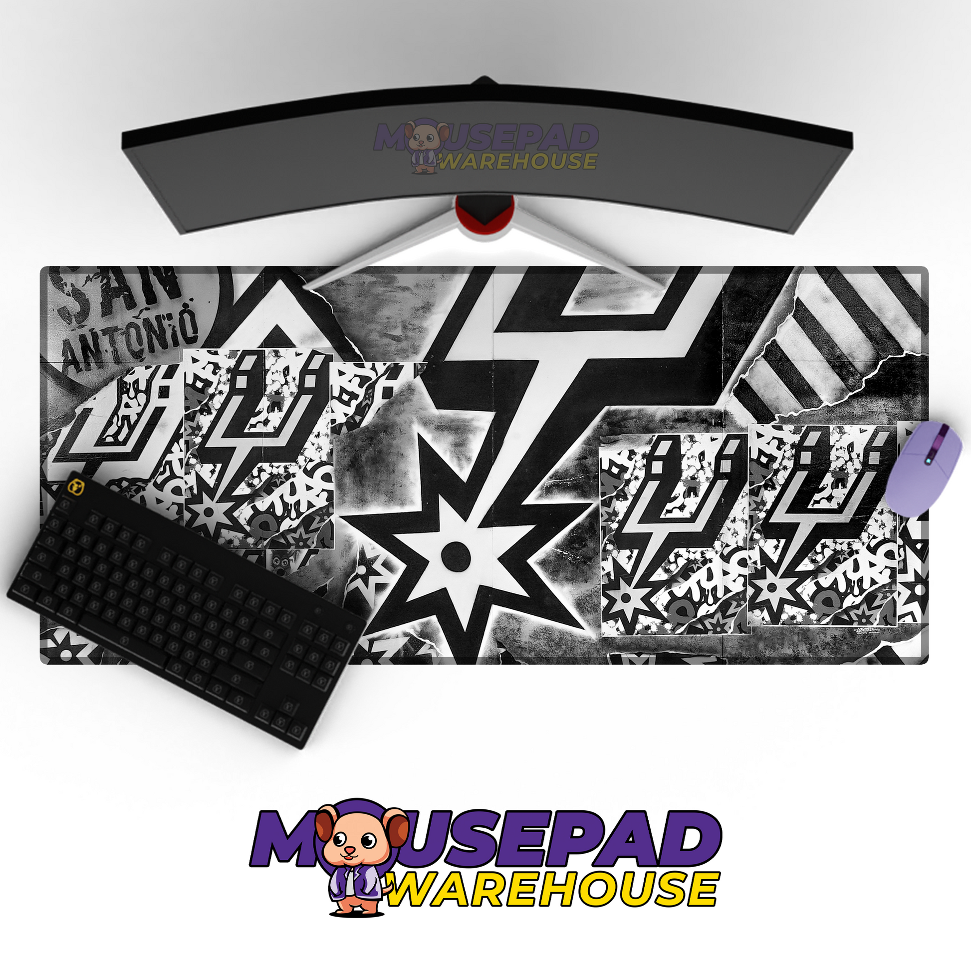 San Antonio Spurs V15 Mousepad Mockup