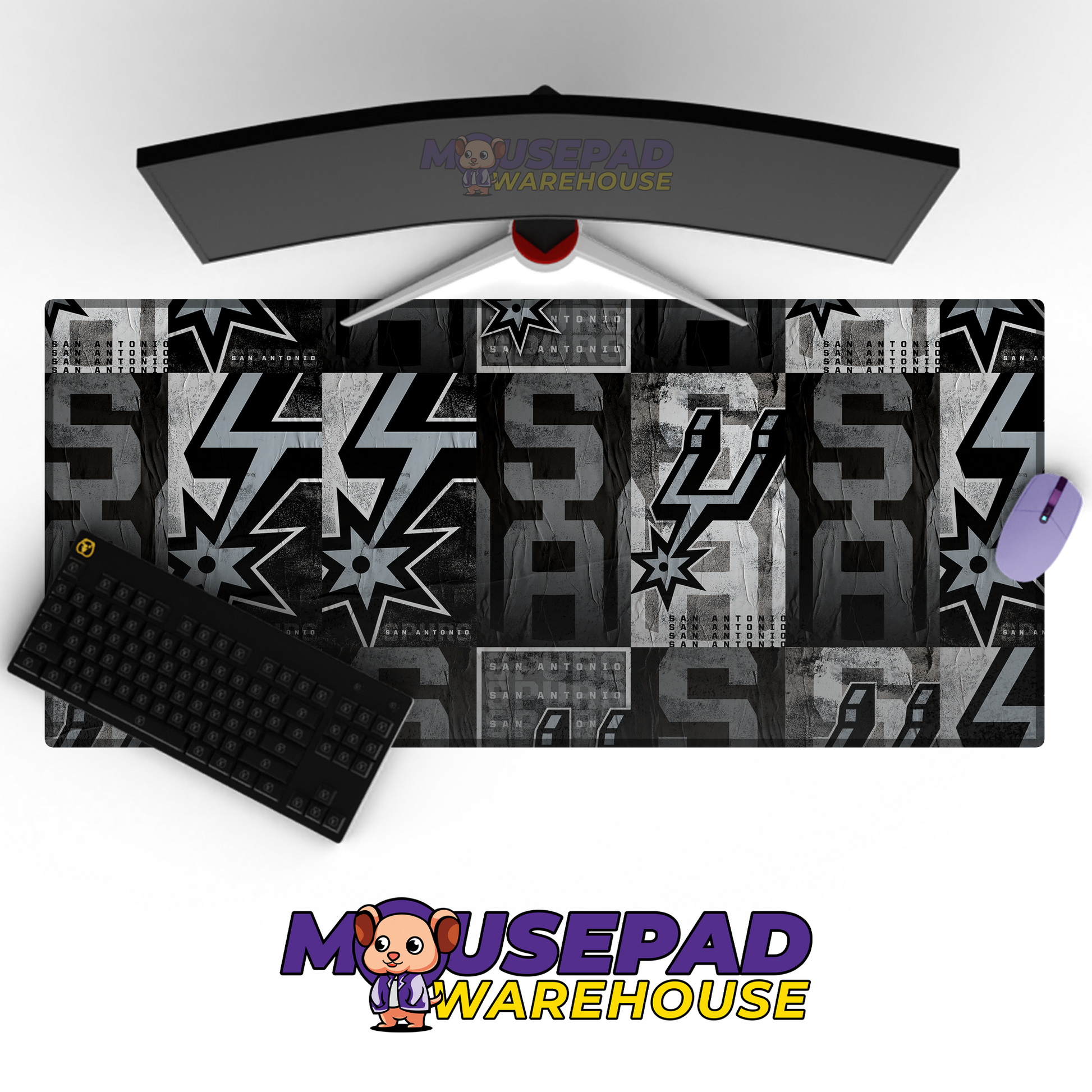 San Antonio Spurs V2 Mousepad Mockup