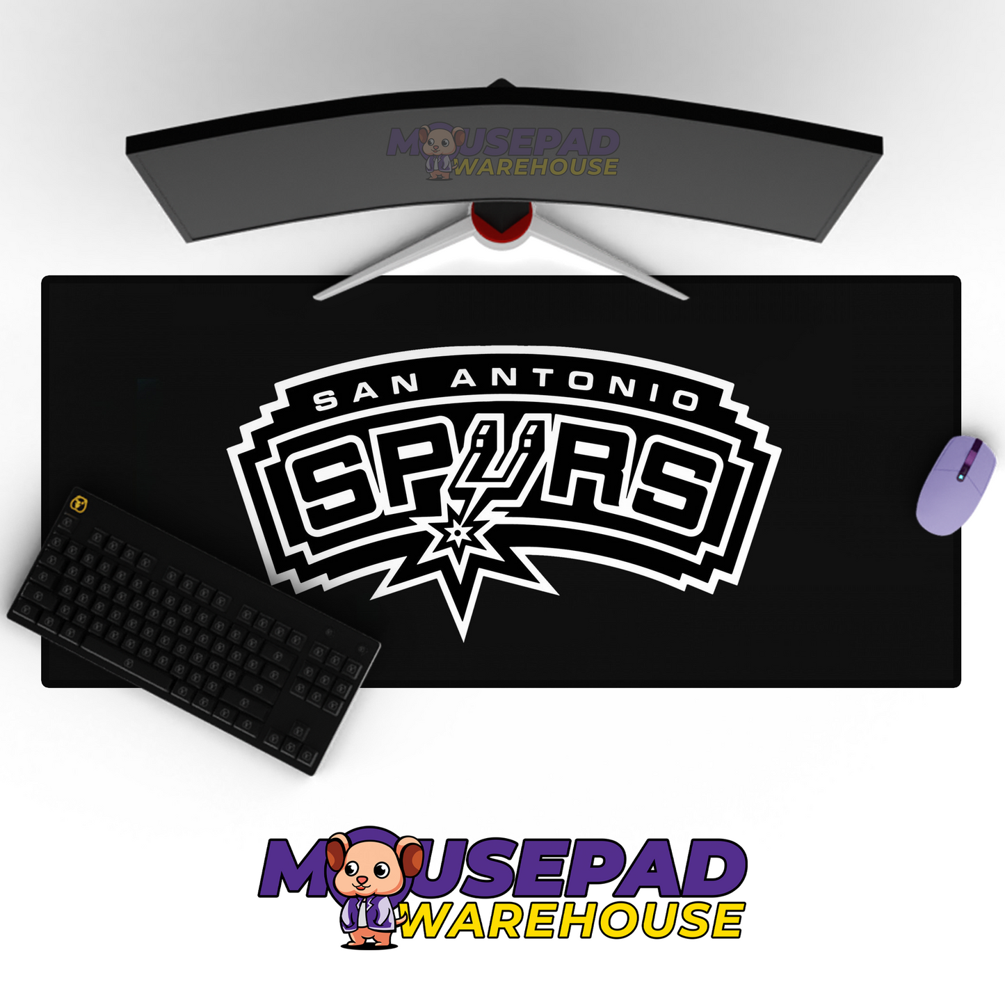 San Antonio Spurs V3 Mousepad Mockup