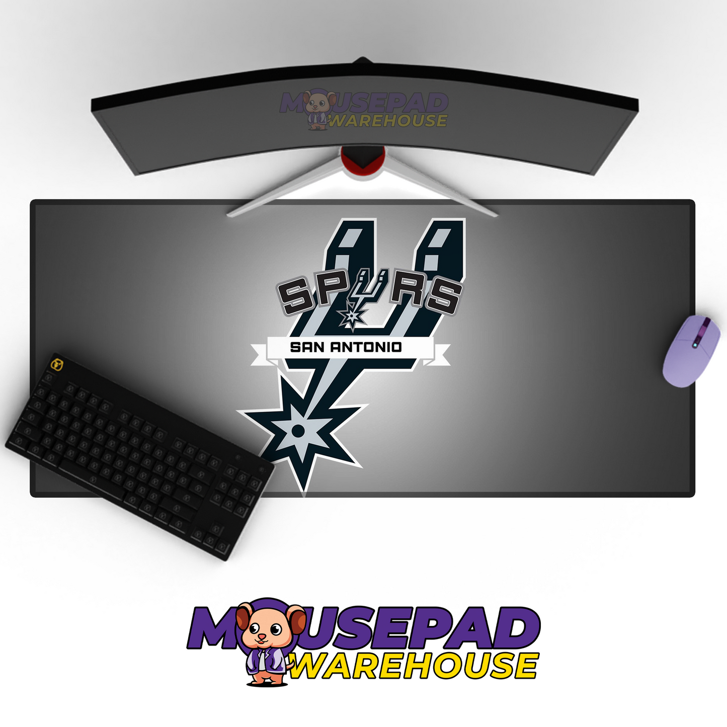 San Antonio Spurs V7 Mousepad Mockup