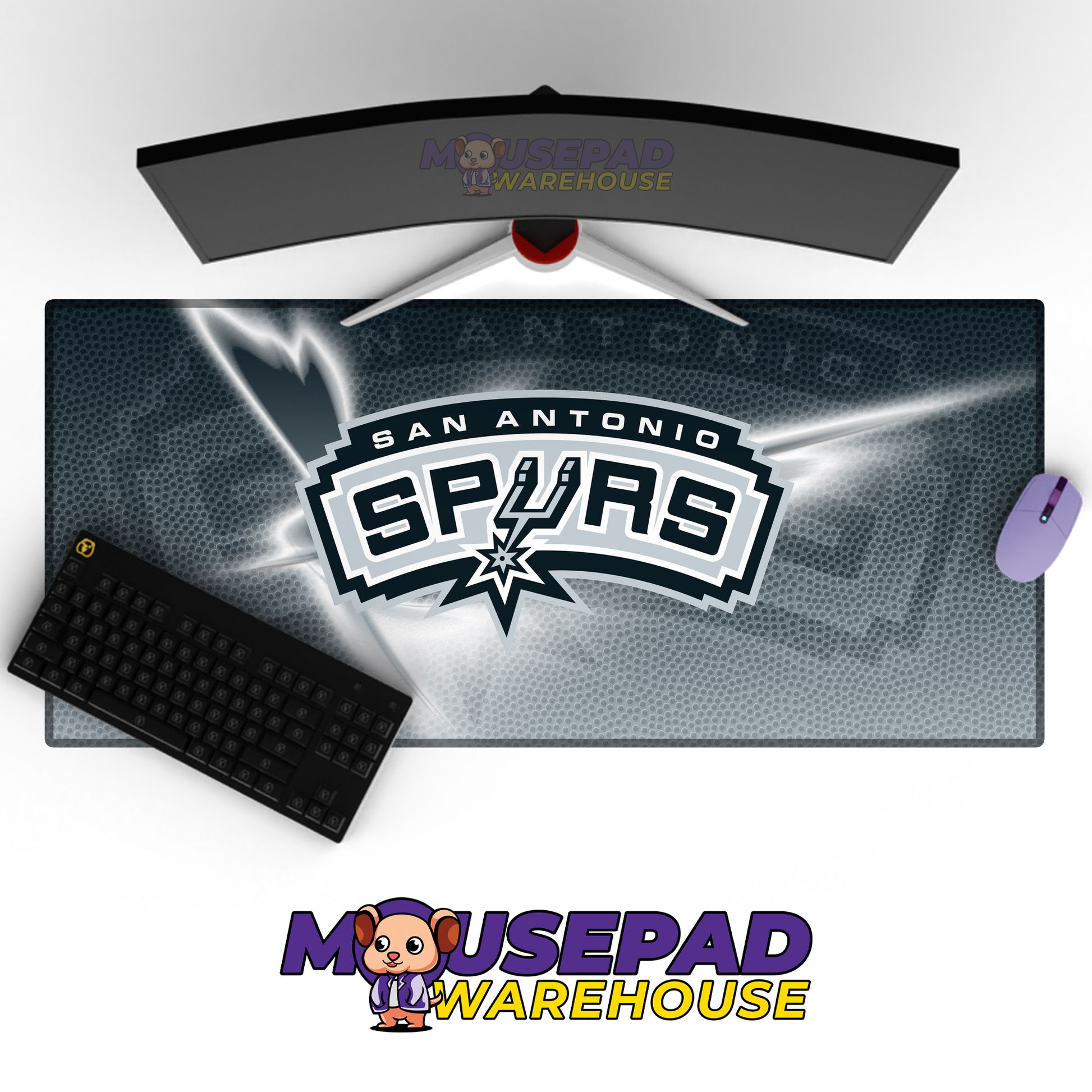 San Antonio Spurs V9 Mousepad Mockup