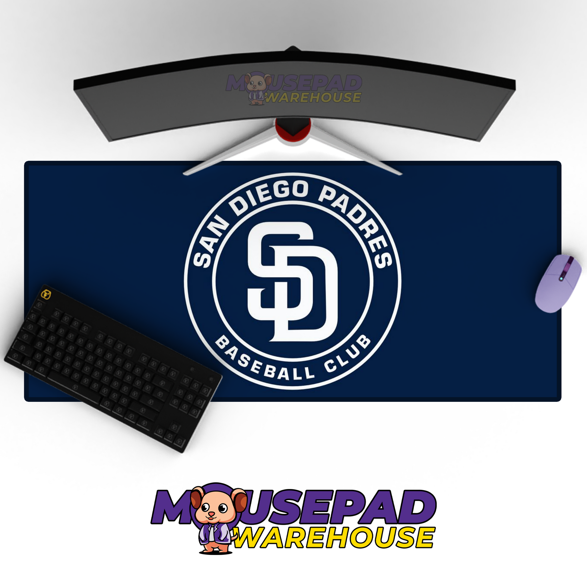 San Diego Padres V5 Mousepad Mockup