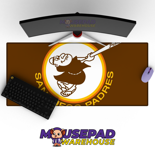 San Diego Padres V9 Mousepad Mockup