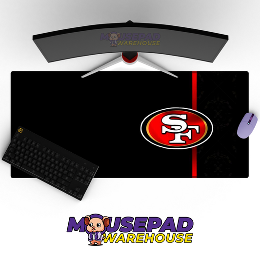 San Francisco 49ers V13 Mousepad Deskmat Mockup