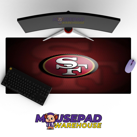 San Francisco 49ers V14 Mousepad Deskmat Mockup