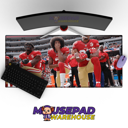 San Francisco 49ers V17 Mousepad Deskmat Mockup
