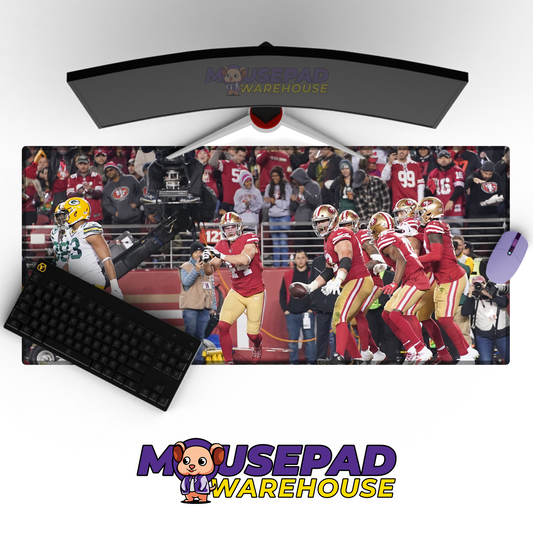 San Francisco 49ers V20 Mousepad Deskmat Mockup