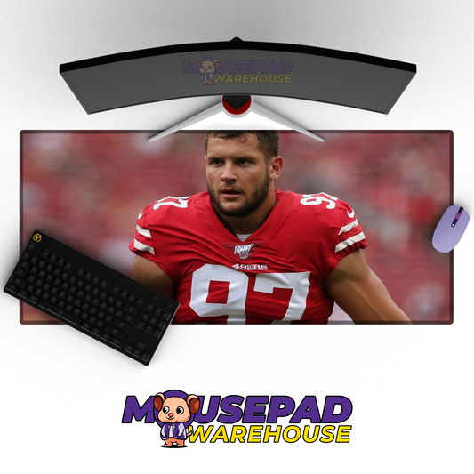 San Francisco 49ers V21 Mousepad Deskmat Mockup