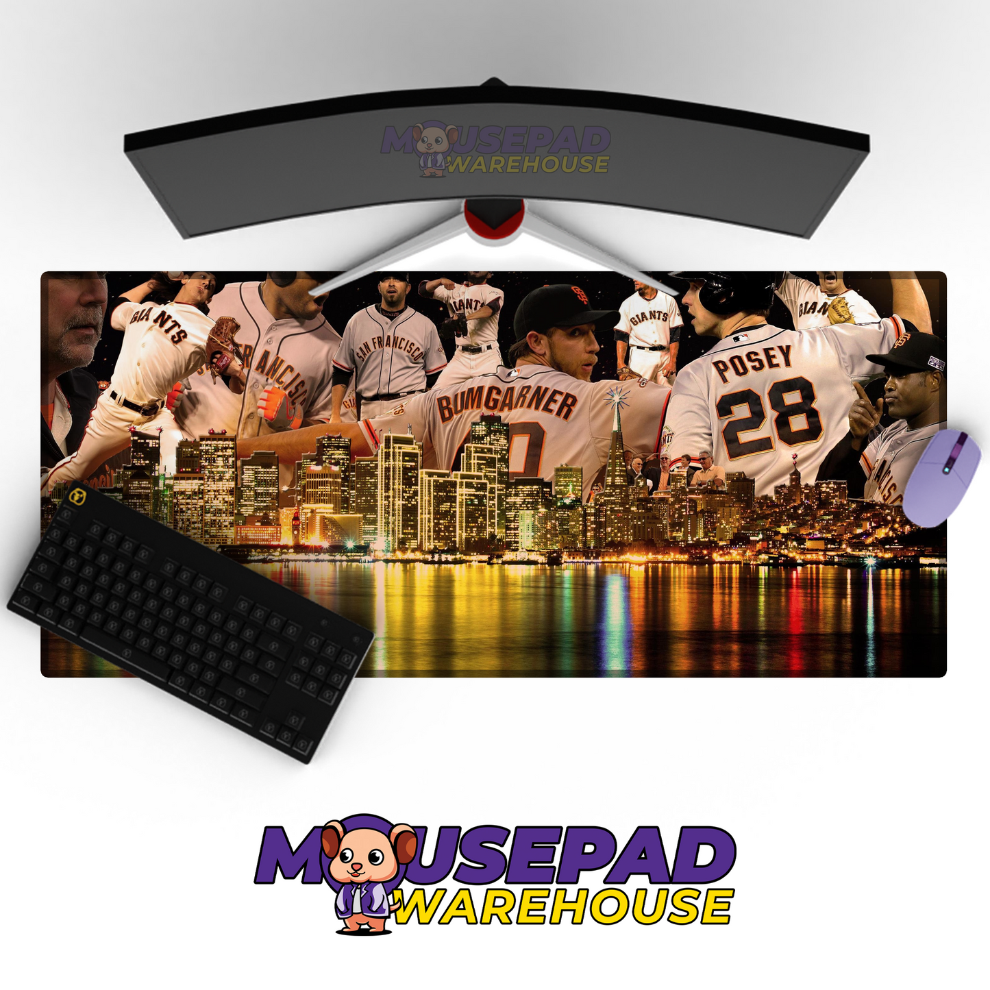 San Francisco Giants V8 Mousepad Mockup