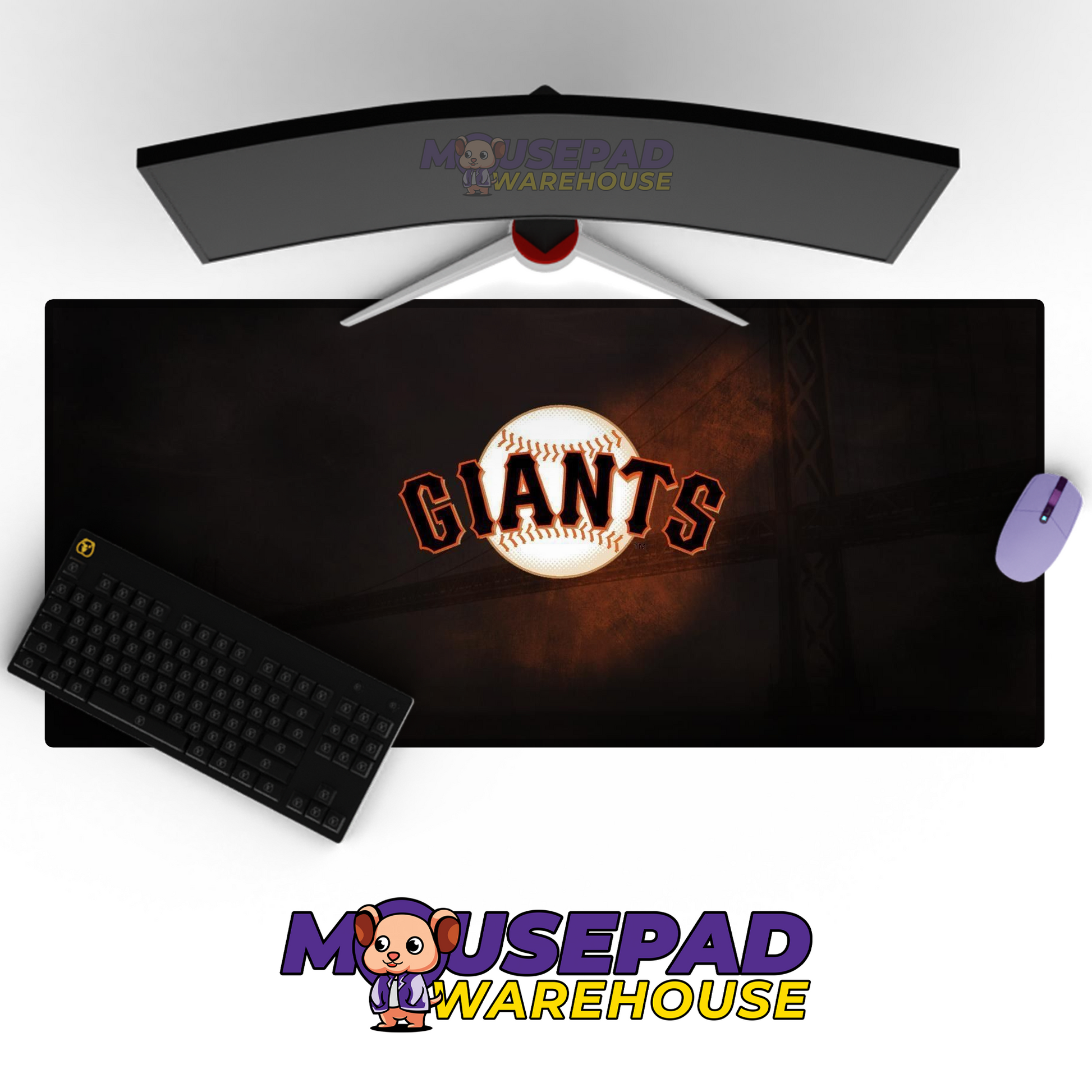 San Francisco Giants V9 Mousepad Mockup