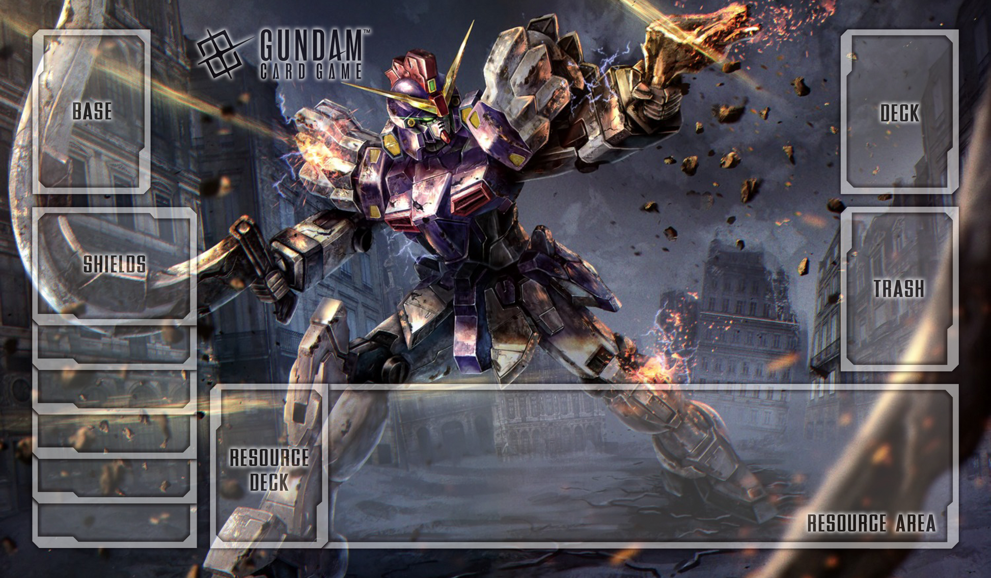 Sandrock EW Gundam TCG Playmat