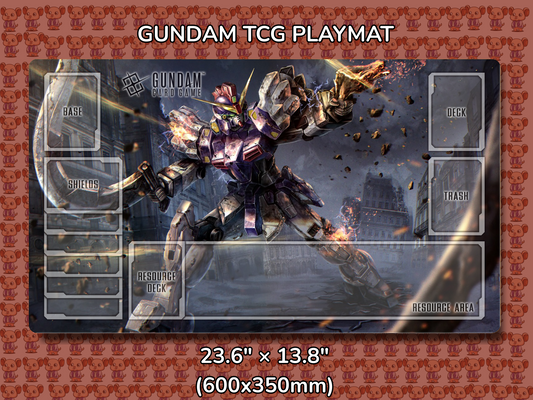 Sandrock EW Gundam TCG Playmat Mockup