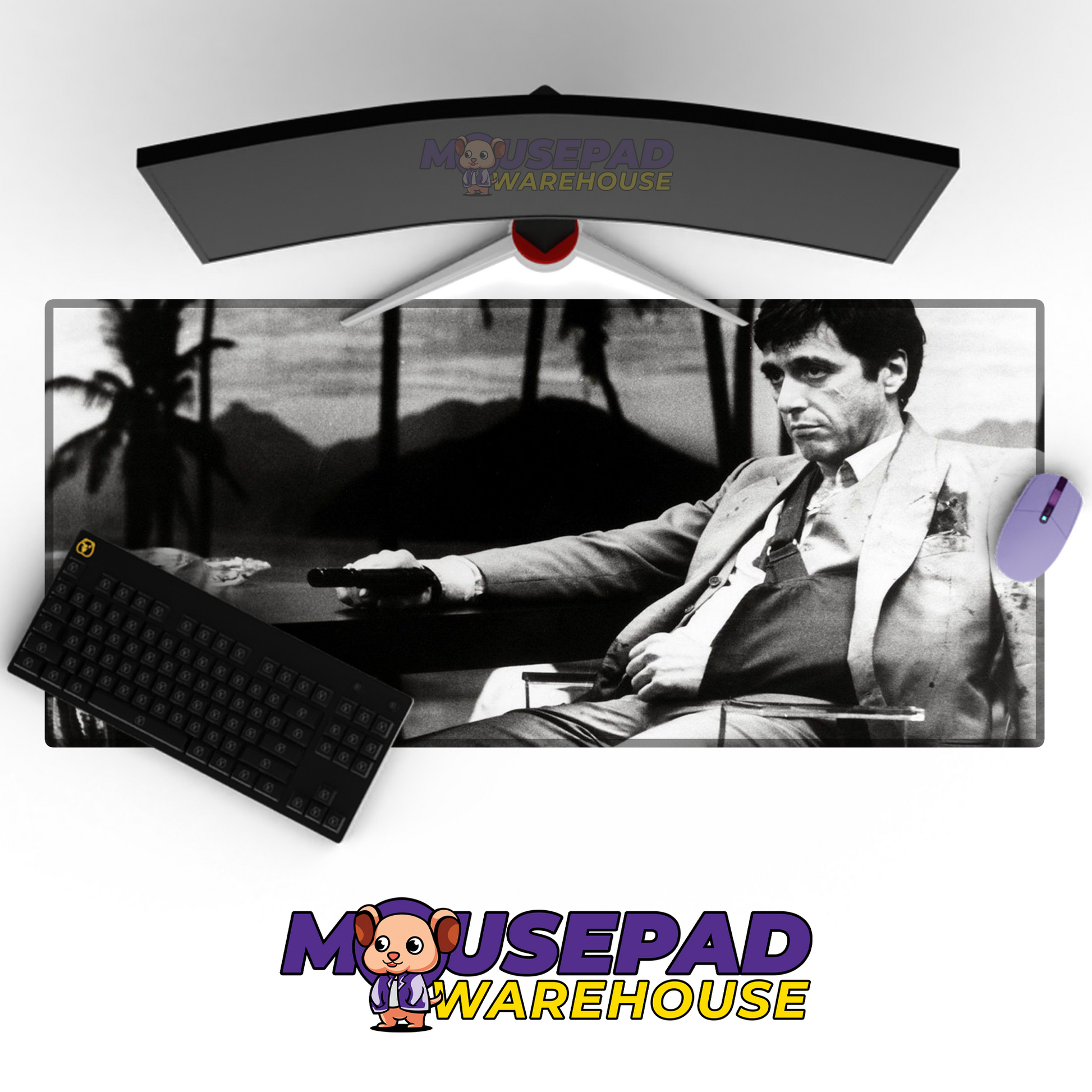 Scarface V2 Mousepad Mockup