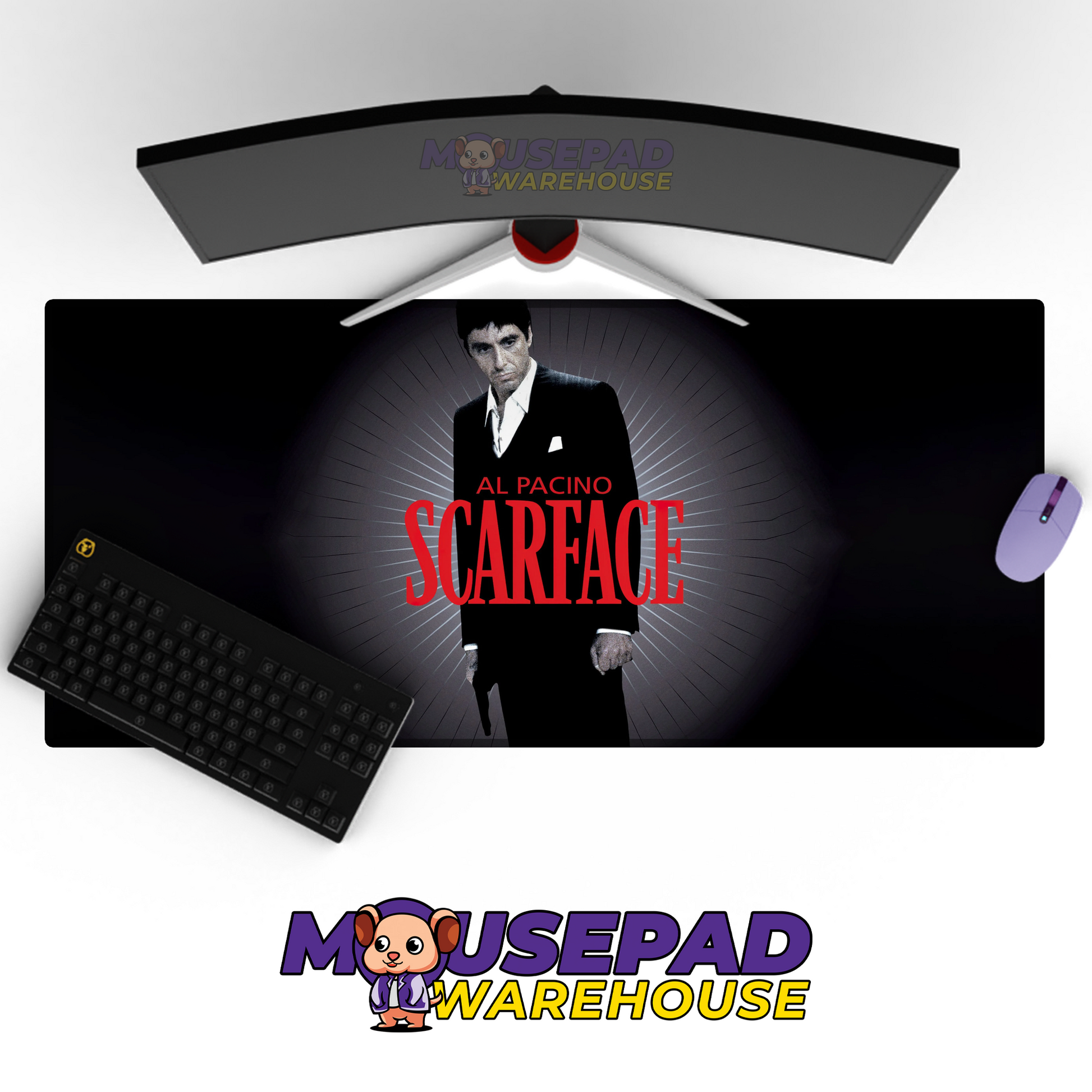 Scarface V8 Mousepad Mockup