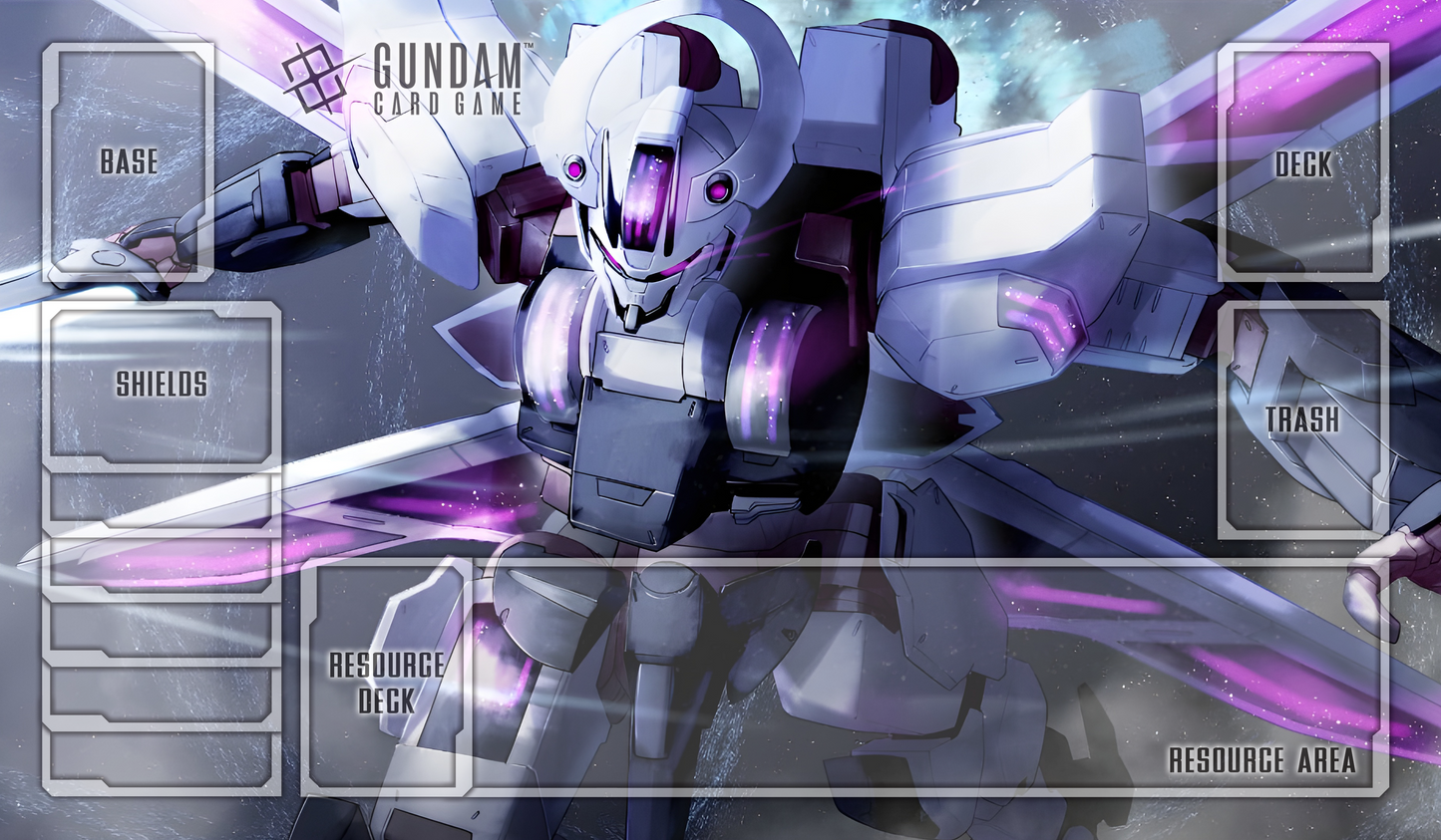 Schwarzette Gundam TCG Playmat
