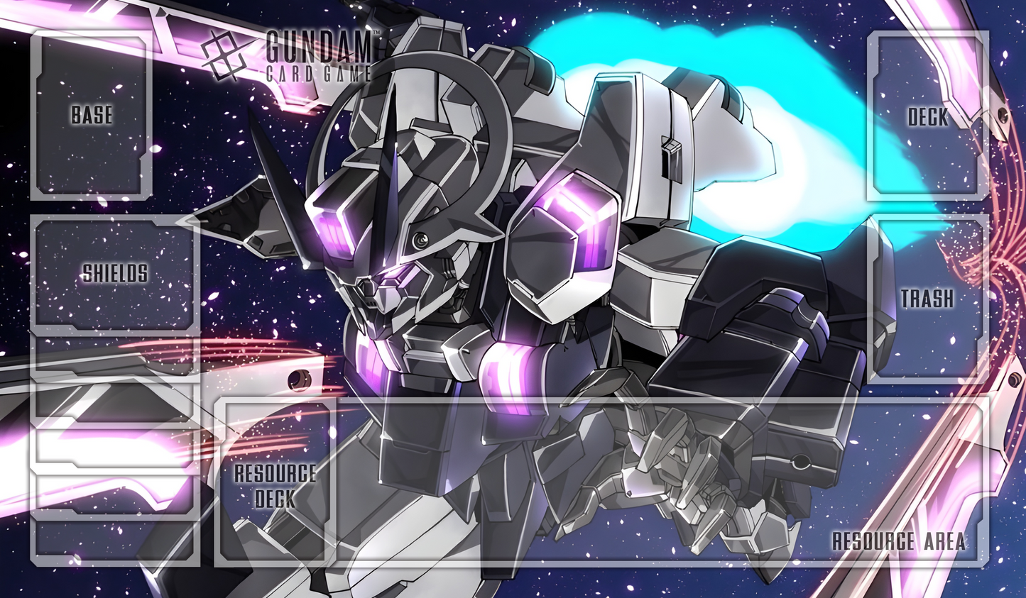 Schwarzette bits Gundam TCG Playmat