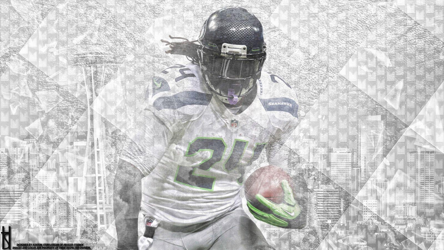 Seattle Seahawks V1 Mousepad Deskmat