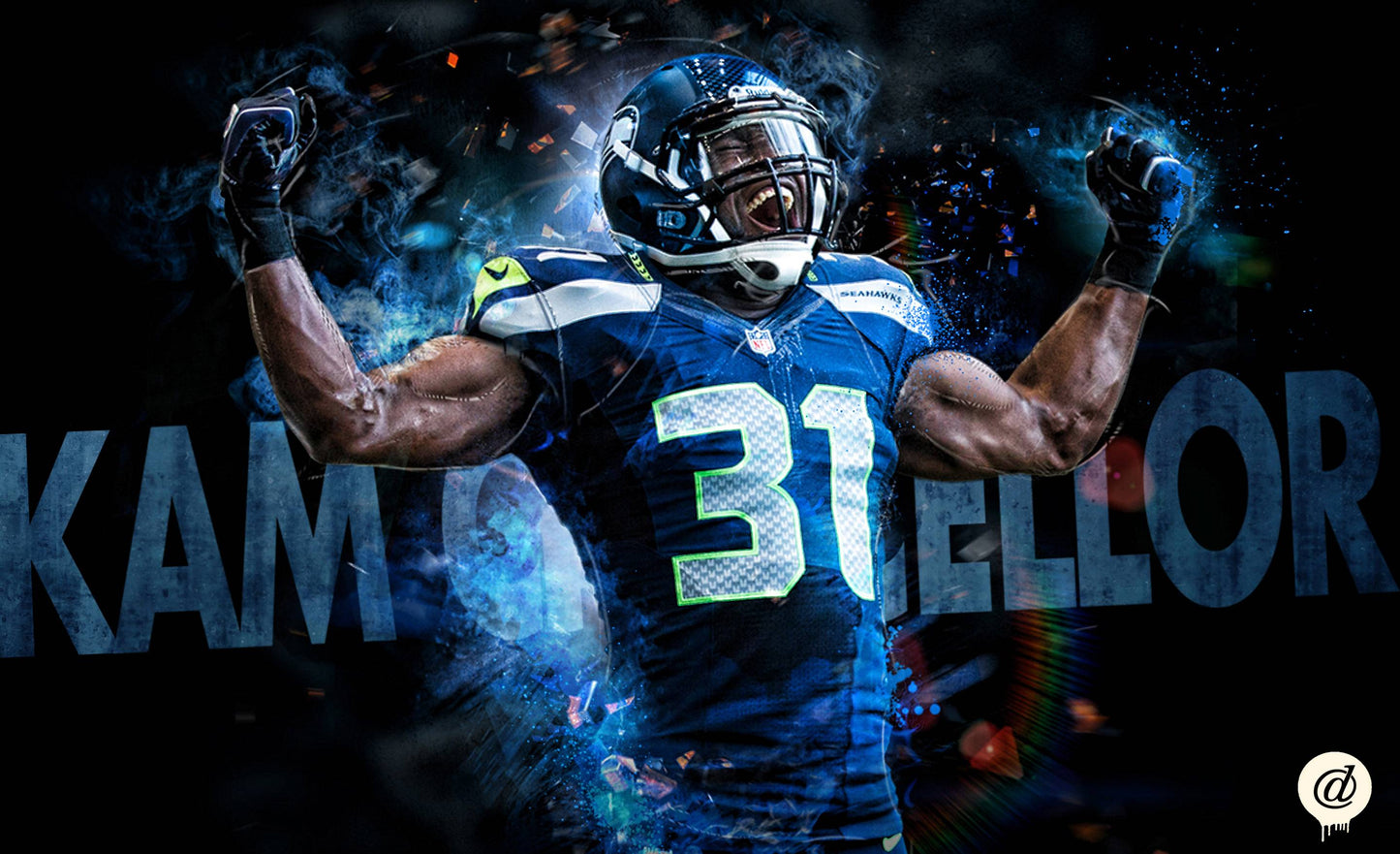 Seattle Seahawks V21 Mousepad Deskmat