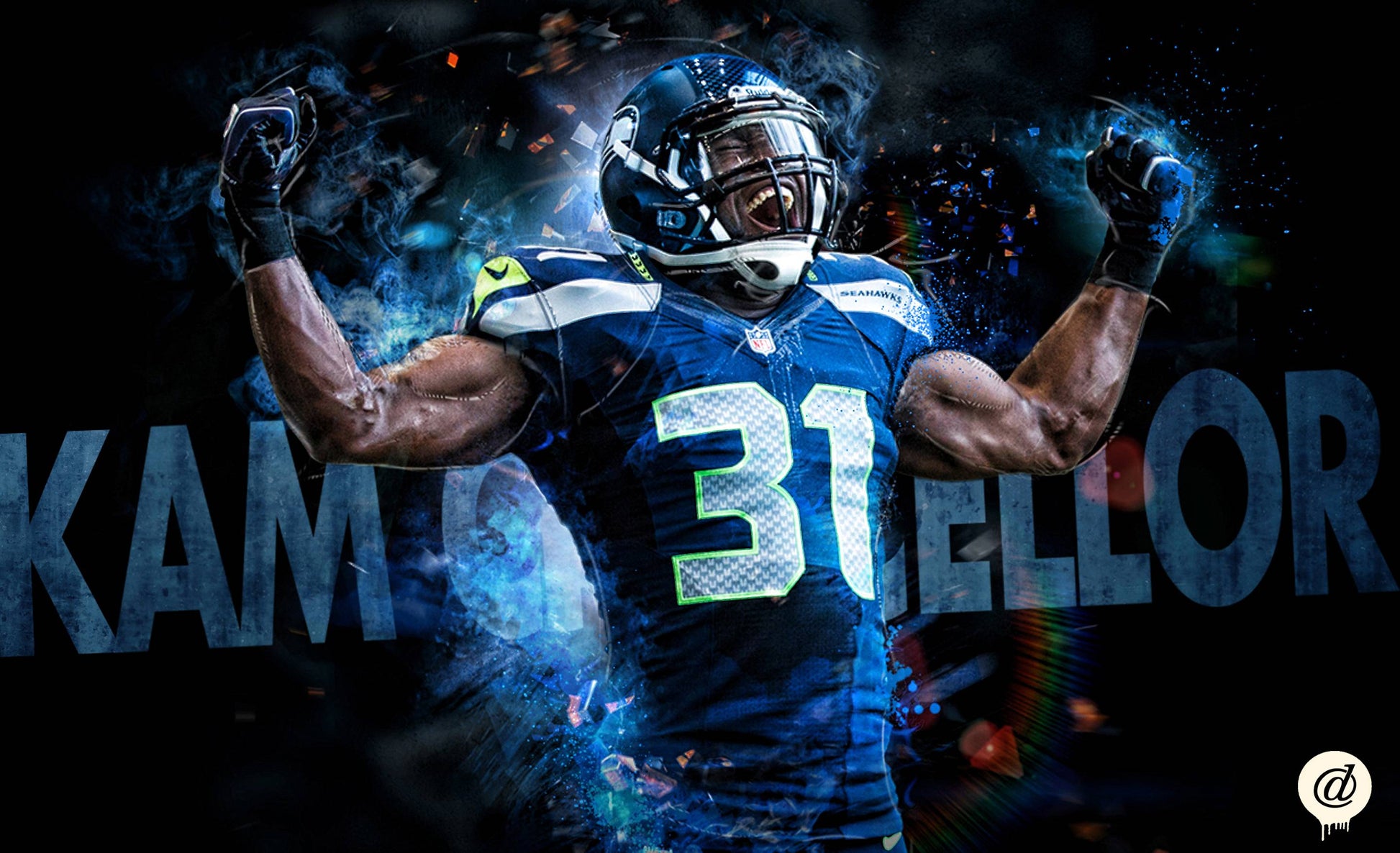 Seattle Seahawks V21 Mousepad Deskmat