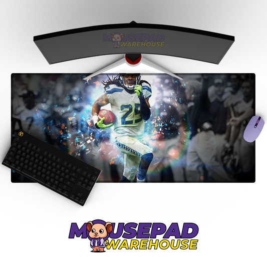 Seattle Seahawks V22 Mousepad Deskmat Mockup