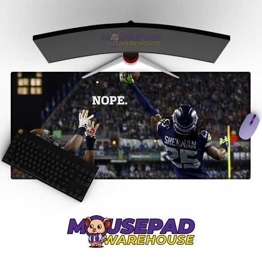 Seattle Seahawks V26 Mousepad Deskmat Mockup
