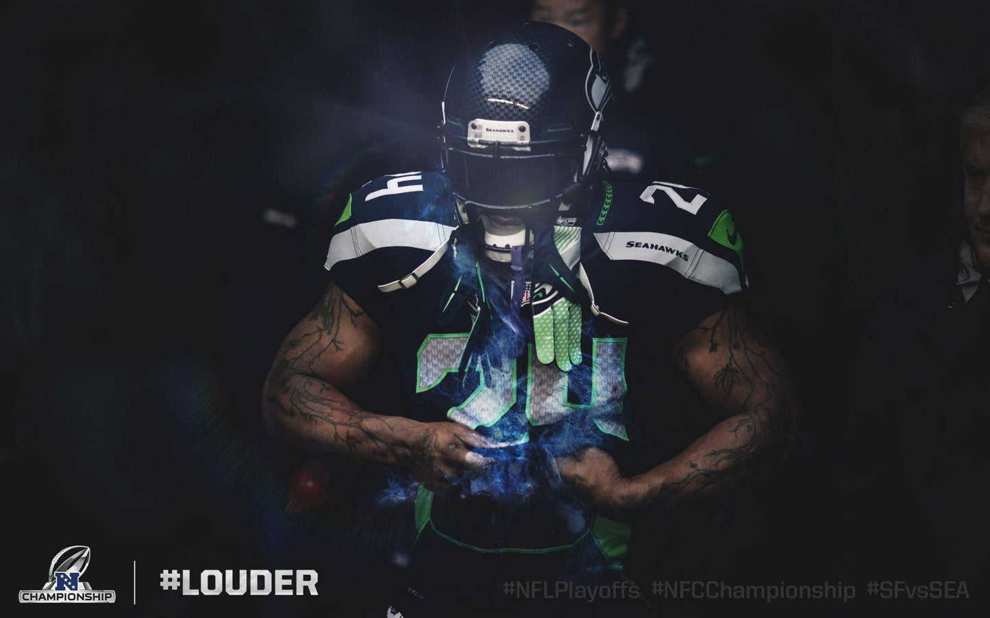 Seattle Seahawks V28 Mousepad Deskmat